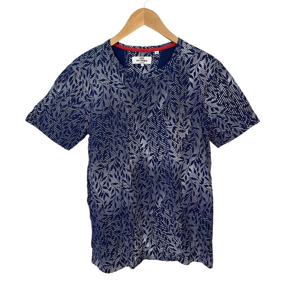 The Original Ben Sherman Crew Neck Pullover T Shirt Men Large Blue Short Sleeve - Picture 1 of 7